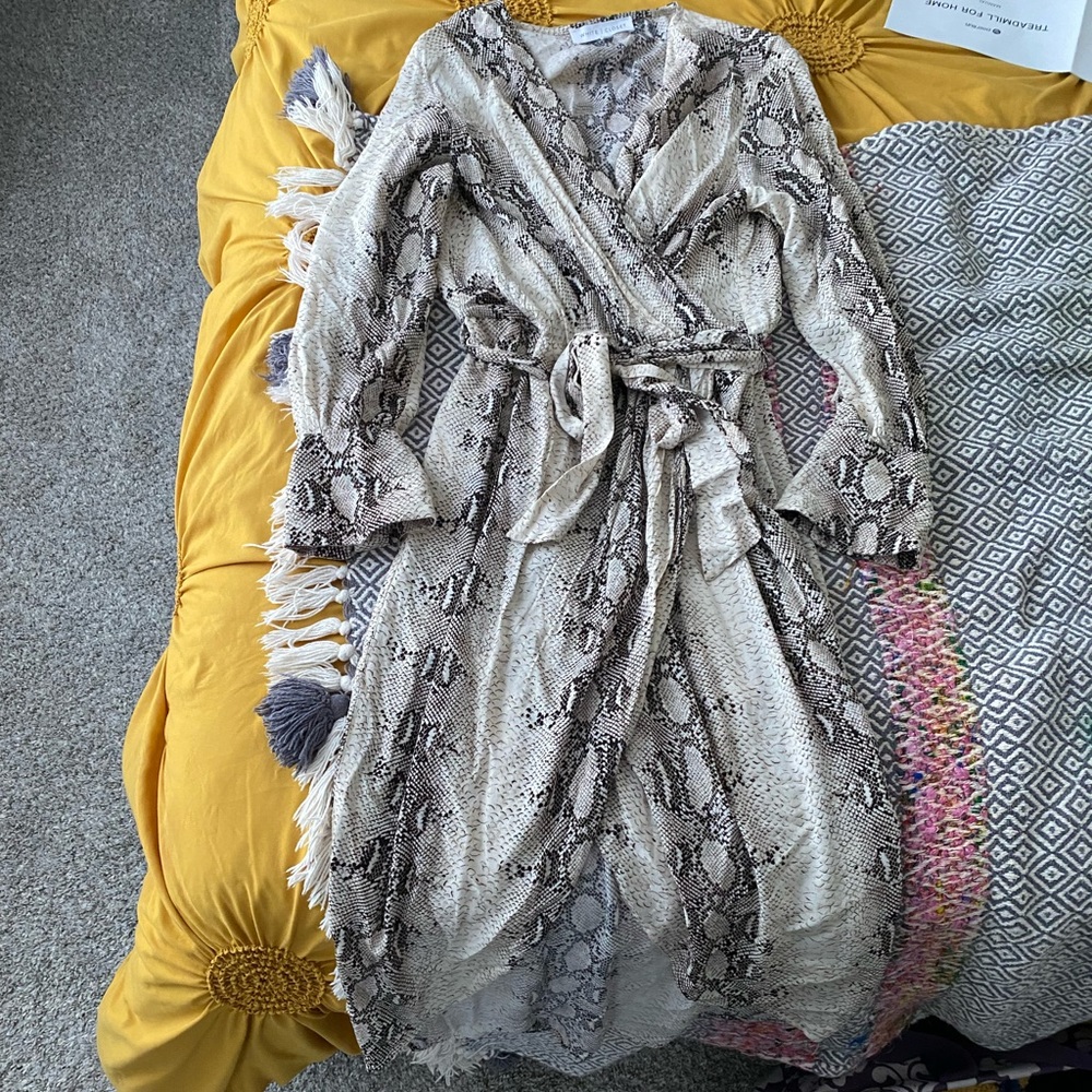 Snakeskin dress